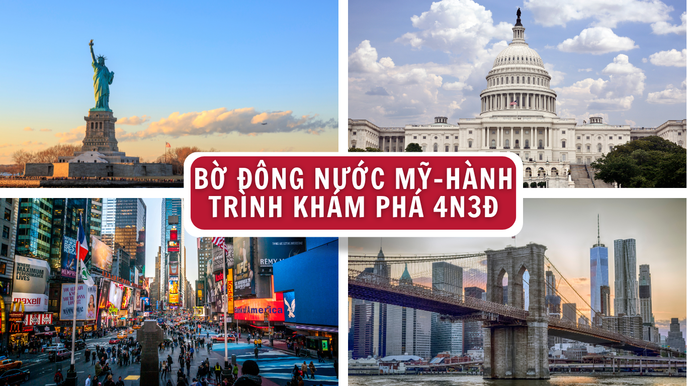 TOUR MỸ BỜ ĐÔNG 4N3D
