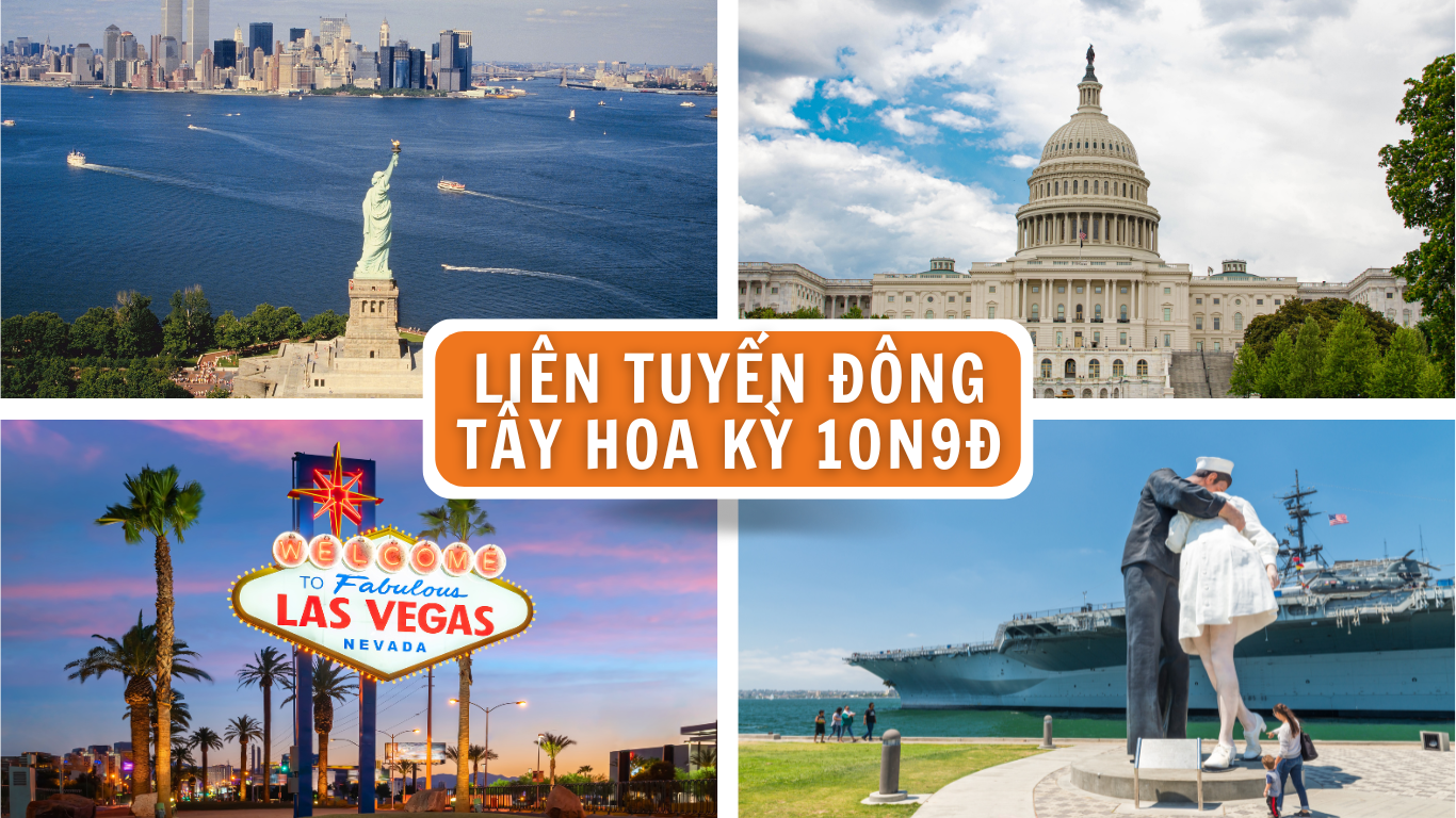 TOUR LIÊN TUYẾN MỸ CHẤT LƯỢNG 10N9Đ