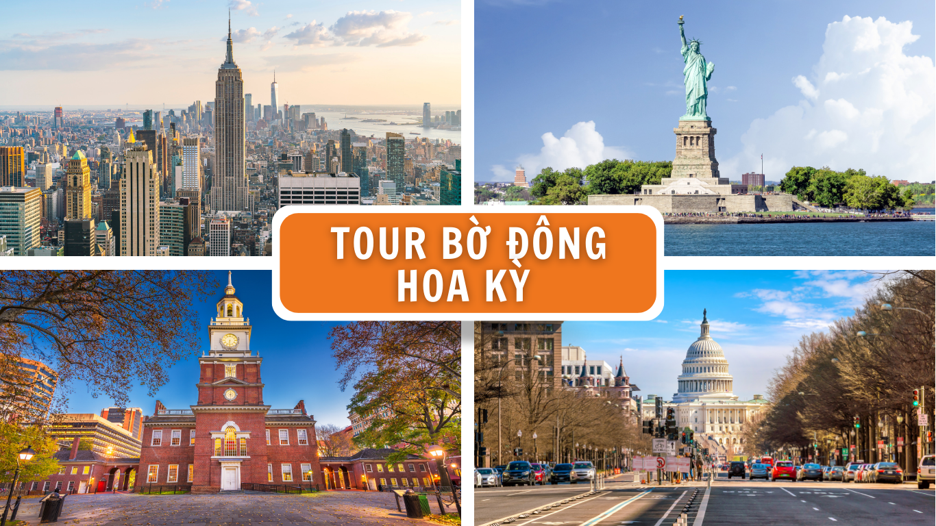 TOUR DU LỊCH MỸ BỜ ĐÔNG 6N5Đ